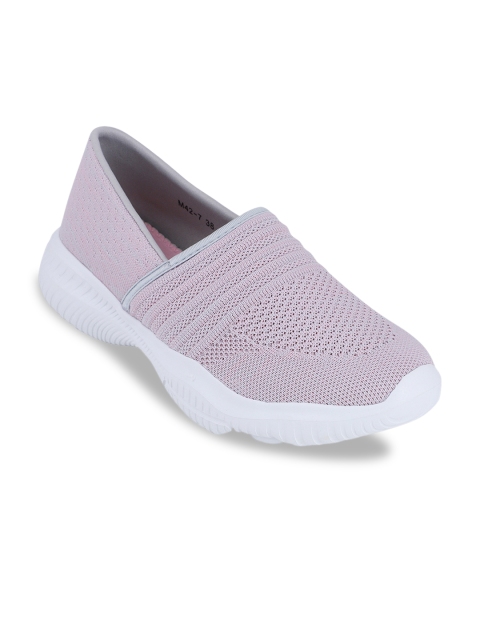 

pelle albero Women Pink Slip-On Sneakers