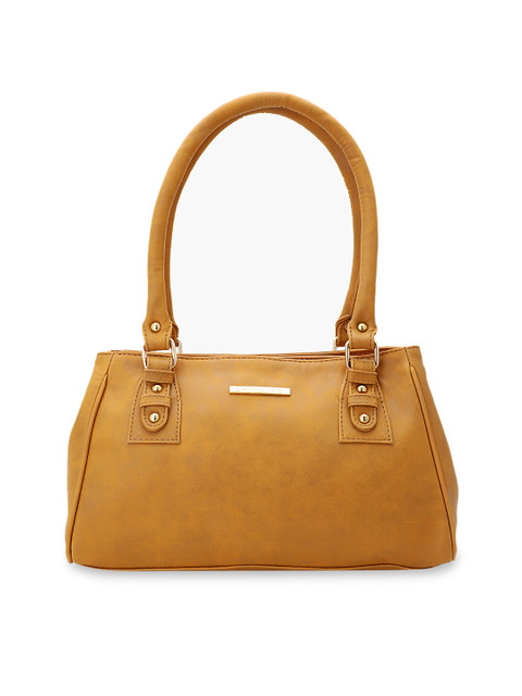 

Lapis O Lupo Mustard Yellow Solid Shoulder Bag