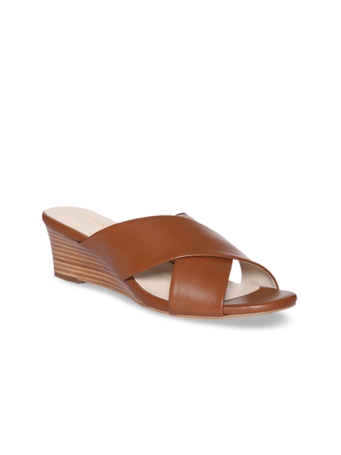 

Cole Haan Women Brown Solid Leather Heels