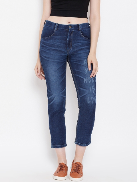 

armure Women Blue Skinny Fit Mid-Rise Clean Look Jeans