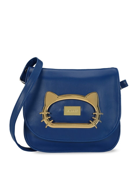 

KLEIO Blue Solid Sling Bag
