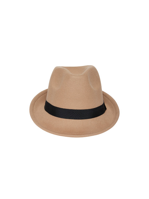 

Alvaro Castagnino Men Beige Solid Fedora Hat