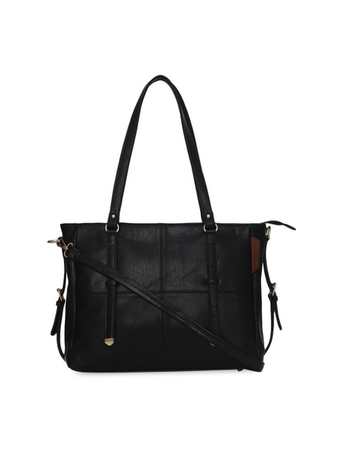 

David Jones Black Textured Shoulder Bag
