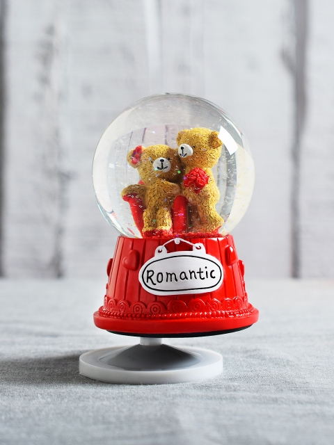 

Archies Red & Brown Polyresin Love Teddy Figurine
