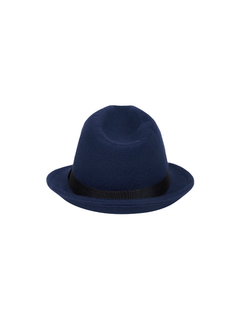 

Alvaro Castagnino Men Blue Solid Fedora Hat