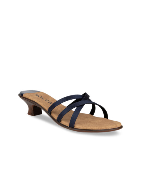 

SOLES Women Blue Solid Heels