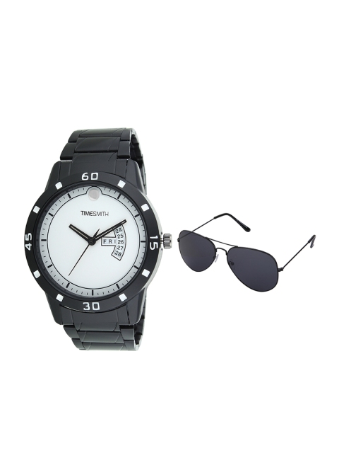 

TIMESMITH Men White Analogue Watch With Free Sunglasses TSC-039-WMG-002