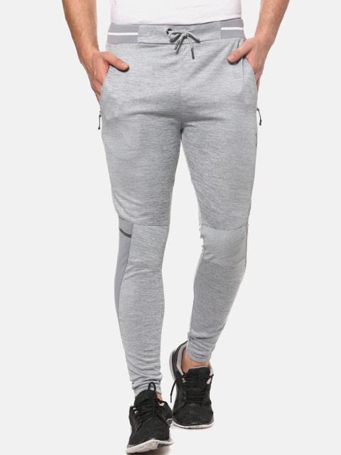 

Campus Sutra Men Grey Melange Solid Track Pants