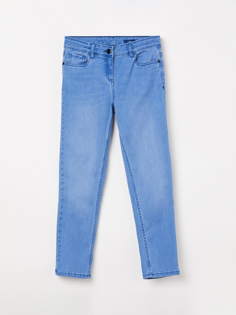 

Fame Forever by Lifestyle Girls Blue Slim Fit Mid-Rise Clean Look Jeans