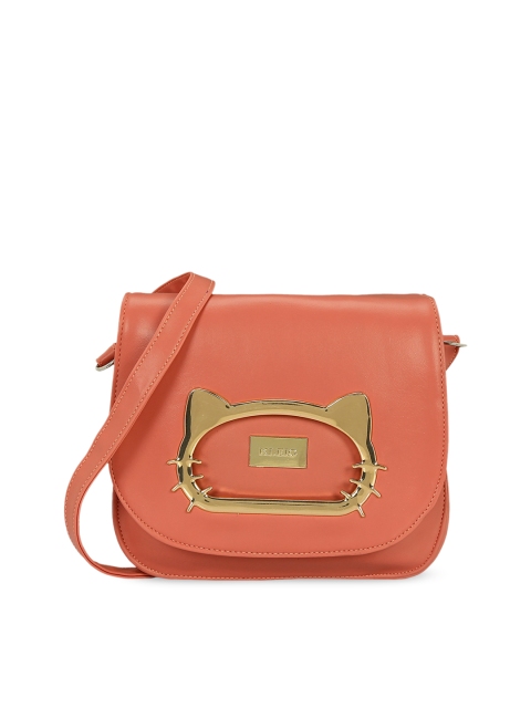 

KLEIO Pink Solid Sling Bag
