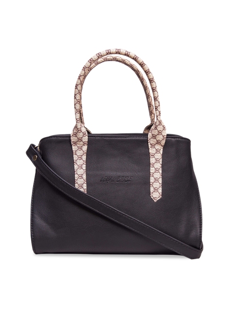 

LEGAL BRIBE Black Solid Handheld Bag