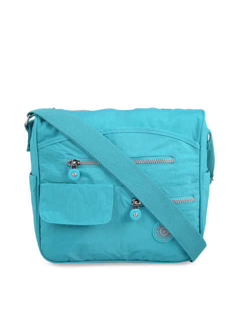 

BAHAMA Crinkle Range Unisex Blue Solid Messenger Bag