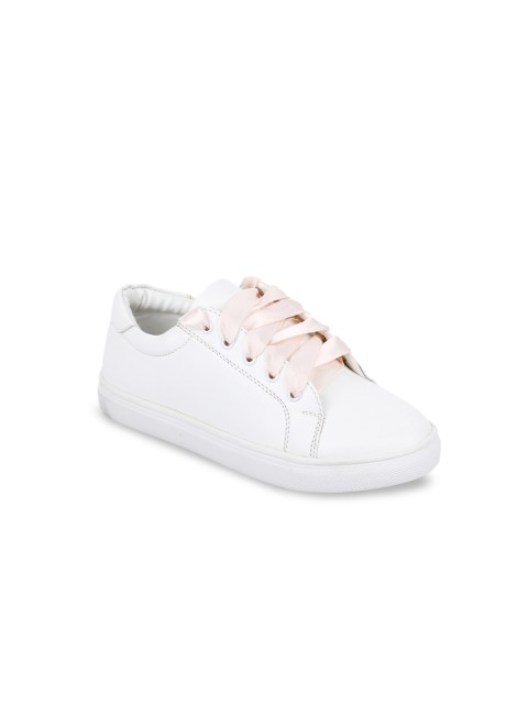 

Bruno Manetti Women White Sneakers