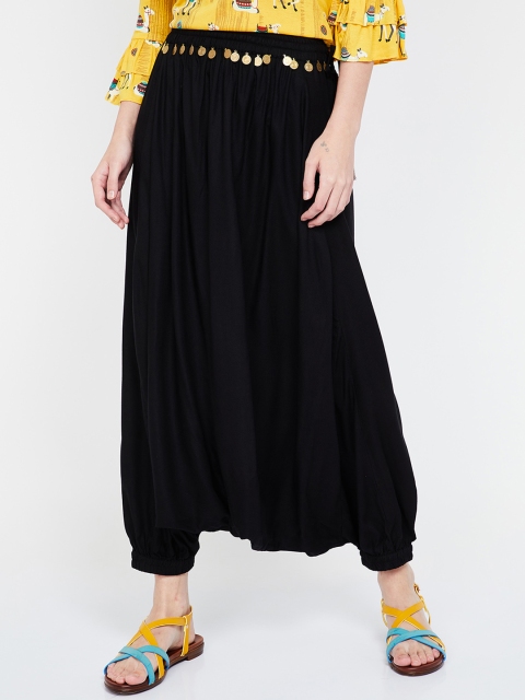 

Colour Me by Melange Women Black Regular Fit Solid Jodhpuris