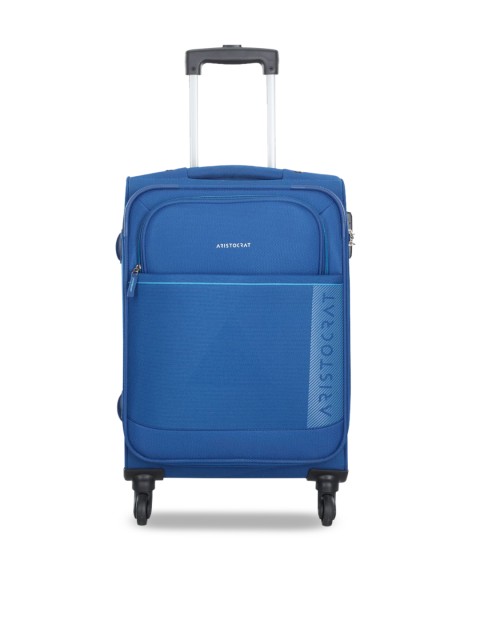 

Aristocrat Unisex Blue Solid Cabin Trolley Bag