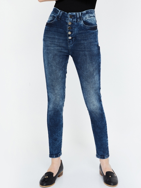 

Fame Forever by Lifestyle Women Blue Skinny Fit Mid-Rise Clean Look Jeans