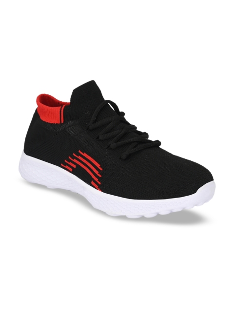 

HIROLAS Men Black & Red Textile Training or Gym Shoes