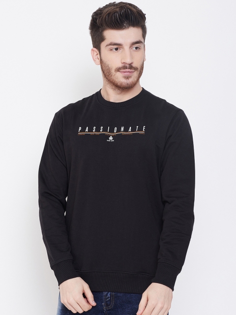 

Duke Men Black Printed Sweatshirt