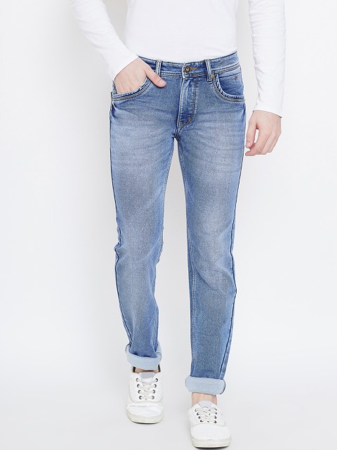 

Duke Men Blue Regular Fit Mid-Rise Clean Look Jeans