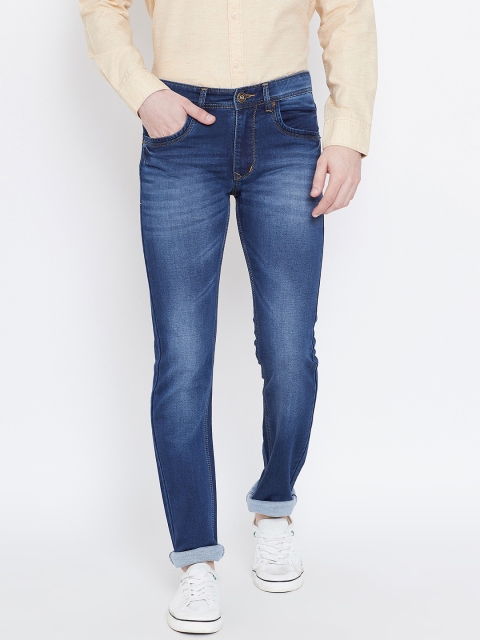 

Duke Men Blue Regular Fit Mid-Rise Clean Look Jeans