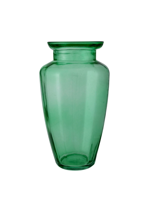 

Living Essence Sea Green Marvela Colored Glass Flower Vase