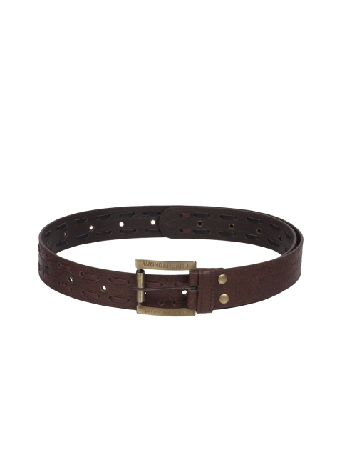 

LONDON FASHION hob Men Brown Textured Belt