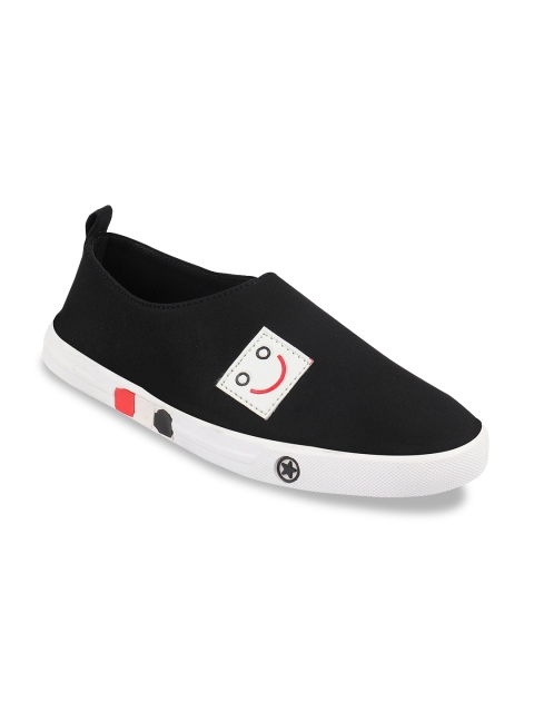 

Histeria Men Black Slip-On Sneakers