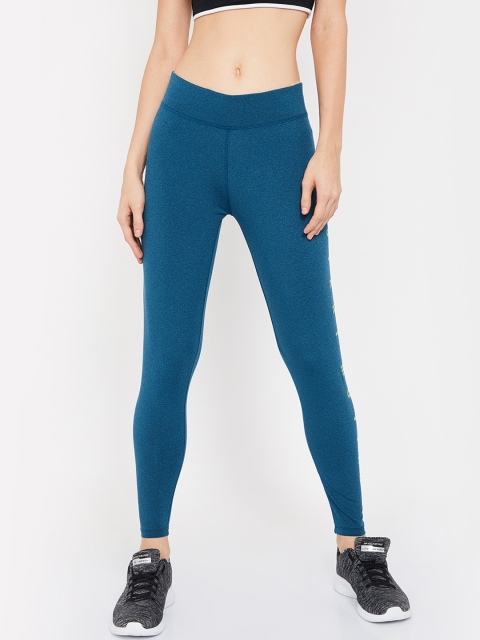 

Kappa Women Blue Solid Tights