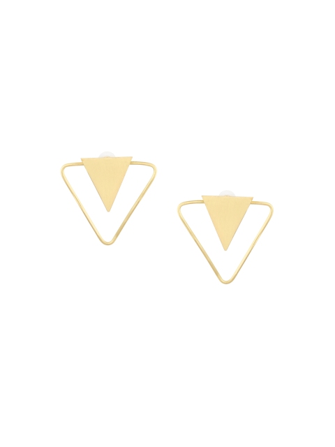 

Kazo Gold-Toned Contemporary Studs