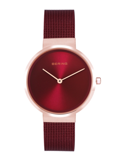 

BERING Men Red Analogue Watch 14539-363