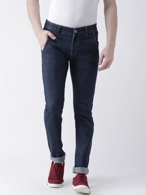 

FEVER Men Blue Slim Fit Mid-Rise Clean Look Stretchable Jeans