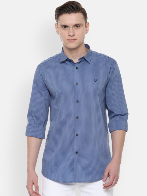 

Allen Solly Men Blue Slim Fit Printed Casual Shirt