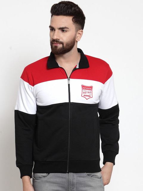 

WILD WEST Men Black & Red Printed Sweatshirt
