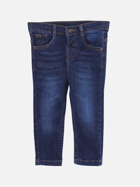 

Beebay Boys Blue Regular Fit Mid-Rise Clean Look Jeans