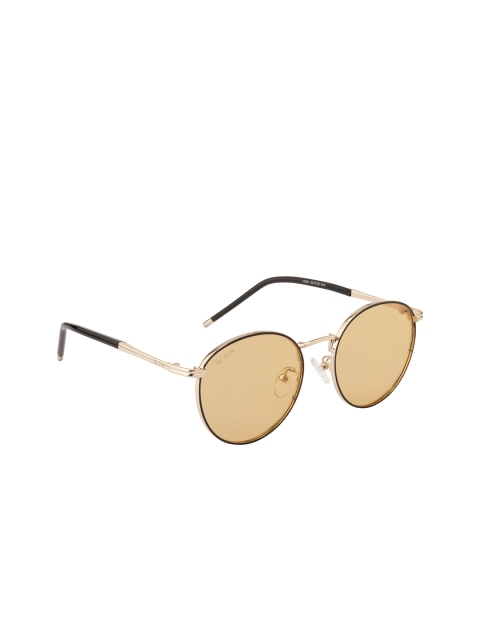

Ted Smith Unisex Oval Sunglasses TS-1256S, Brown