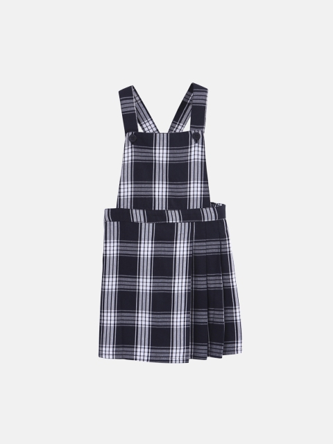 

Beebay Girls Checked Black Pinafore Dress