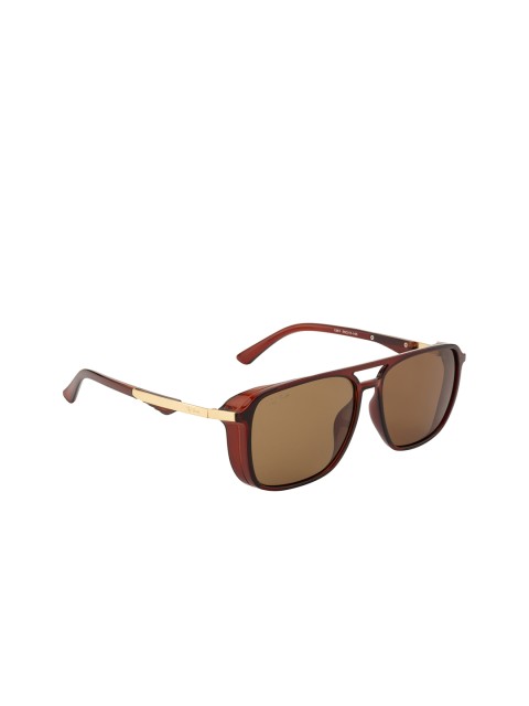 

Ted Smith Unisex Brown Rectangle Polarised Lens Sunglasses TS-1261S_BRN