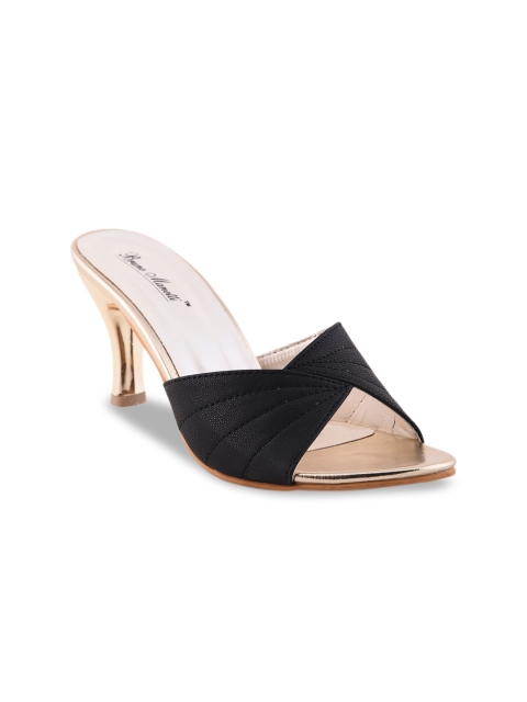 

Bruno Manetti Women Black Solid Sandals