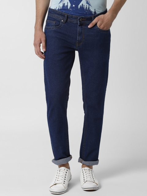 

Peter England Casuals Men Navy Blue Slim Fit Mid-Rise Clean Look Stretchable Jeans