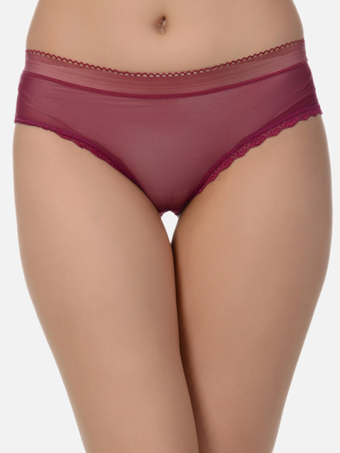 

mod & shy Women Maroon Hipster Briefs MU35