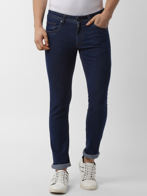 

Peter England Casuals Men Blue Skinny Fit Mid-Rise Clean Look Stretchable Jeans