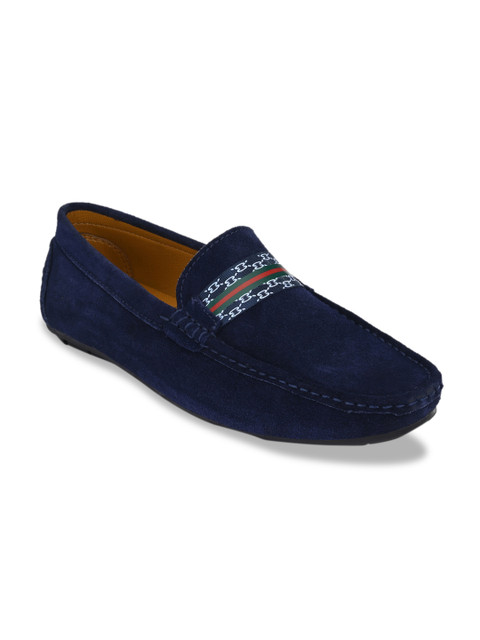 

Fentacia Men Blue Suede Loafers