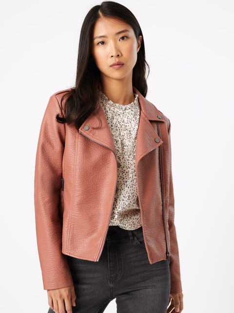 

Marks & Spencer Women Pink Solid Jacket