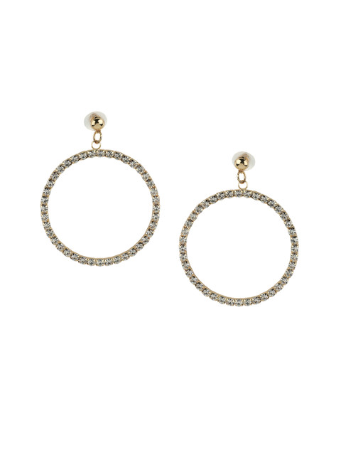 

Kazo Gold-Toned Circular Drop Earrings