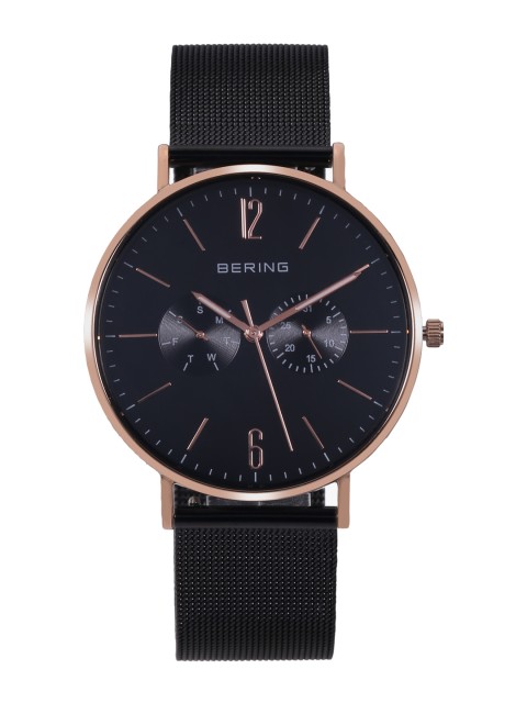 

BERING Men Black Sapphire Crystal Analogue Watch 14240-163
