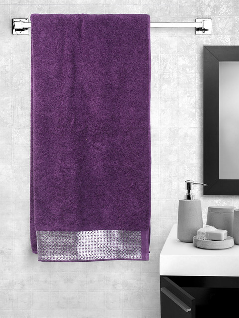 

Portico New York Unisex Lavender Solid Bath Towel