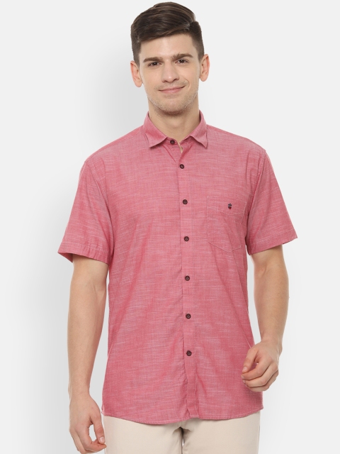 

Louis Philippe Sport Men Pink Slim Fit Solid Casual Shirt