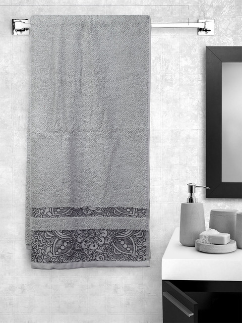 

Portico New York Unisex White Solid 350 GSM Bath Towel