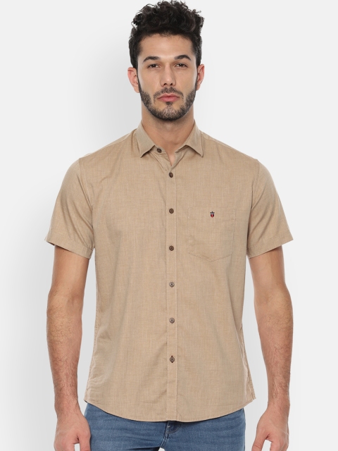 

Louis Philippe Sport Men Beige Slim Fit Solid Casual Shirt