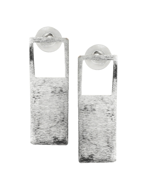 

Kazo Silver-Toned Contemporary Studs